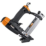 Freeman PFBC940 Pneumatic 4-in-1 18-Gauge 1-5/8' Mini Flooring Nailer and Stapler Ergonomic and Lightweight Flooring Nail Gun with Tool-Free Quick Release Latch