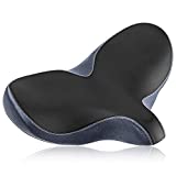 Oversized Comfort Bike Seat Comfortable Replacement Bike Saddle Memory Foam Soft Bike Saddle Waterproof Universal Fit Bicycle Seat for Women Men (a-Outdoor Bike Seat)
