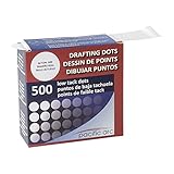 Pacific Arc Professional Blank Drafting Dots 7/8', Roll of 500 Dots per Box