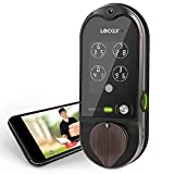 Lockly Vision Doorbell Camera Smart Lock, Keyless Entry Door Lock with Fingerprint, Digital Keypad, Wi-Fi, and Mobile APP Control for Home/Office/Apartment (Venetian Bronze, PGD798VB)
