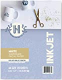 Hayes Paper Co. Waterslide Decal Paper Inkjet WHITE - Decal Paper for Inkjet Printer - A4 Water Transfer Paper, 20 Sheets (8.25 x 11.75')