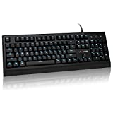 Velocifire VM01 Mechanical Keyboard 104-Key Full Size with Brown Switches LED Illuminated Backlit Anti-ghosting Keys for Copywriter, Gamer and Programmer