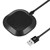 SiZHENG USB Microphone for PC Gaming Computer Microphone Plug Play Condenser Mic Omnidirectional Computer Microphone for Zoom Meetings, Livingstreaming, Podcasting(Black)