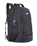 50L Travel Laptop Backpack Fits Up To 19 Inches Notebook Computer TSA Durable College School Bookbag with USB Charging Port &Raincover