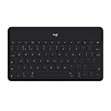 Logitech Keys-to-Go Ultra-Portable, Stand-Alone Keyboard COMPATIBLE DEVICES all iOS devices including iPad, iPhone and Apple TV 920-006701