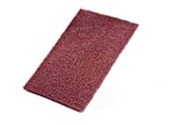 VSM 402395 Abrasive Hand Pad, 6' x 9', Fine Grade, Maroon (Pack of 10)
