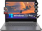 Lenovo 14' Business Laptop (FHD Anti-Glare, AMD Ryzen 5 4500U, 12GB RAM, 512GB PCIe SSD), 6-Core(Beat i5-1145G7), Webcam, RJ-45, Wi-Fi, Bluetooth, IST Computers HDMI, Windows 11 Pro (V14-ARE)