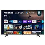 Hisense 55A6G 55-Inch 4K Ultra HD Android Smart TV with Alexa Compatibility (2021 Model), Black, TV Only