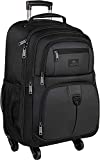 Rolling Backpack with 4 Wheels, 17 inch Travel Laptop Backpack for Women Men, Large Wheeled Backpacks Water Resistant Business Carry on Bag Airline Approved, MATEIN School Luggage Suitcase Bag, Black