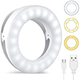 Whellen Selfie Ring Light for Phone Laptop Tablets Camera Photography Video, Rechargeable LED Clip On Light