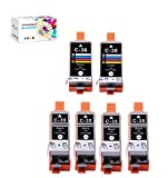 Compatible PGI-35 CLI-36 Ink Cartridge Replacement for Canon 35 36 Ink Work with Canon Pixma iP110 iP100 TR150 Printers (4BK, 2X Color)