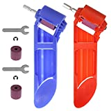 Bonsicoky Drill Bit Sharpener Set of 2 Diamond Drill Bit Sharpening Tool, Drill Grinder Grinding Tool for Grinding Iron Drill Bits Hand Tool