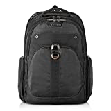EVERKI Atlas Business Laptop Backpack, 13-Inch to 17.3-Inch Adjustable Compartment, Men or Women, Travel Friendly (EKP121), Black