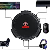 ZJFKSDYX C91MAX Keyboard Mouse Adapter Converter, Controller Adapter Converter for Xbox One, Xbox Series X/S, Playstation 5, Playstation 4 and Nintendo Switch【Support 3.5MM Headset】