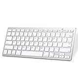 SPARIN Bluetooth Keyboard for iPad 9th/8th/7th, iPad Air 5/4/3, Wireless Keyboard for iPad Pro 12.9/11 Inch, iPad Mini 6 and Other Bluetooth Enable iPads / iPhones, White