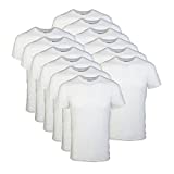 Gildan Men's Crew T-Shirts, Multipack, Style G1100, White (12-Pack), Medium