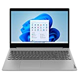 Lenovo IdeaPad 3i 15.6' FHD Laptop, Core i3-1115G4 up to 4.10 GHz, 8GB DDR4 RAM, 256GB PCIe SSD, HDMI, USB, WiFi, Keypad, SD Card Reader, Webcam, FP Reader, Platinum Gray, Win 11