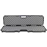 Condition 1 42' Single Scope Hard Plastic Rifle Case with Foam, Black - Long Gun Rifle AR15 AR-15 Rifle Shotgun Airsoft Air Gun BB Gun Pellet Gun Accessories Portable Locking Storage Gun Safety Case