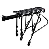 West Biking Bike Carrier Rack, 310 LB Capacity Solid Bearings Universal Adjustable Bicycle Luggage Cargo Rack,Cycling Equipment Stand Footstock