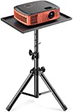 Amada Projector Tripod Stand, Foldable Laptop Tripod, Multifunctional DJ Racks/ Projector Stand with Adjustable Height, Perfect for Office, Home, Stage or Studio-AMPS01