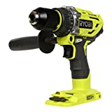 Ryobi P251 One+ 18V Lithium Ion 750 Inch Pound Brushless Hammer Drill Driver w/ 3 Drilling Modes, 24 Position Clutch, and Ergonomic Handle