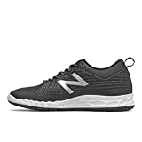 New Balance mens 806 V1 Industrial Shoe, Black/Silver Metallic/White, 12 Wide US
