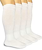 Extra Width Non-Binding Socks for Lymphedema Bariatric Diabetic Knee High Sock for Swollen Edema Cast Feet Walker Boot