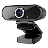 Youlisn Webcam with Microphone, 1080P Full HD Webcam Streaming Computer Web Camera for Video Calling Conferencing Recording, USB Webcams for PC Laptop Desktop