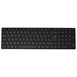 Microsoft Designer Bluetooth Keyboard for Desktop and Surface Pro, Compact Design, Built-in Number Pad - Bulk Packaging - French Layout (NOT English)