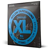 D'Addario ETB92 Tapewound Bass Guitar Strings, Medium, 50-105, Long Scale