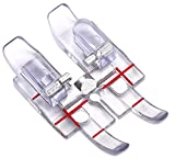 DREAMSTITCH 820883096 1/4' (Quarter Inch) Clear Quilting Presser Foot for Pfaff Sewing Machine D,E,G,J,K Model 820883096 (2)