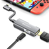 USB C to HDMI Adapter for Nintendo Switch, Portable USB-C Switch TV Dock, 4K 60Hz USB C Adapter PD Charger, Type-C (USB3.1) to HDMI TV Adapter for Samsung Dex, MacBook Pro Air