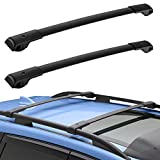 YITAMOTOR Roof Rack Cross Bars Compatible for 2014-2018 Subaru Forester with Side Rails, Rooftop Luggage Cargo Bag Carrier Crossbars Carrying Bike
