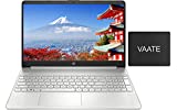 HP 15 AMD Ryzen 5 5500U(Beat i7-1065G7) Webcam for Zoom, HDMI, Wi-Fi, Lightweight Thin Design, Win 10-Free Win11 Upgrade| VAATE Bundle, Laptop College Student/Office/School, 16GB RAM| 512GB SSD