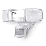 Home Zone Security Motion Sensor Light - Ultra Bright 3 Head Outdoor Weatherproof LED Flood Light