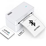 Gitfos Bluetooth Thermal Label Printer, 180mm/s 4x6 Shipping Label Printer for Small Business, Compatible with Amazon, Ebay, Etsy, UPS, DHL, etc, Support Windows, Mac, Android, iOS & Bluetooth