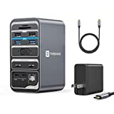 USB C Laptop Docking Station Dual Monitor, 15-in-1 USB C Dock with Dual HDMI, 65W Power Supply, VGA, 4 USB 3.0, 2 USB 2.0, USB C, SD/TF, Ethernet and Audio/Mic for Lenovo, HP, Dell, Surface