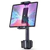 Car Cup Holder Tablet Mount, AHK Universal Tablet & Smartphone Car Cradle Holder for iPad Pro/Air/Mini, Kindle,Tablets Nintendo Switch Smartphones, Compatible with 4.7' to 12.9' Devices