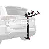 Allen Sports Deluxe Locking Quick Release 3-Bike Carrier for 2 in. & 1 4 in. Hitch, Model 532QR, Black