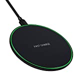 10W Wireless Charger for Samsung Galaxy S22 S21 S20 S10+ S10 Plus S9+ S9 S8 S8+ S7 S6 Edge; Note 20, Note 10, Note 9, Note 8 Fast Wireless Charging Pad Station Qi-Certified