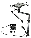 Mobotron MS-526 Heavy-Duty Laptop Mount + Screen Stabilizer+ Cooling Fan+ Supporting Brace