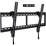 Mounting Dream UL Listed Tilt TV Wall Mount Bracket for 42-84 Inch TVs, TV Mount up to VESA 800x400mm and 132 LBS, One-Piece Wall Plate Easy for TV Centering on 16', 18', 24', 32' Studs MD2268-XL