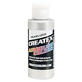 Createx Airbrush Colors pearl silver 4 oz.
