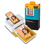 KODAK Dock Plus 4x6 Instant Photo Printer 80 Sheet Bundle (2022 Edition) – Bluetooth Portable Photo Printer Full Color Printing – Mobile App Compatible with iOS and Android – Convenient and Practical