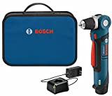 BOSCH PS11-102 12-Volt Lithium-Ion Max 3/8-Inch Right Angle Drill/Driver Kit with (1) High Capacity Battery and Charger , Blue