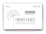 Hero Arts Rubber Stamps Dye Ink, White