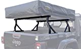 TMS 800 LB Low Profile Extendable Non-Drilling Steel Pickup Truck Bed Rack Sport Bar Rooftop Tent 2 Bar Set (Sportbar, 18'')