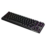 LTC NB681 Nimbleback Wired 65% Mechanical Keyboard, RGB Backlit Ultra-Compact 68 Keys Gaming Keyboard with Hot-Swappable Switch and Stand-Alone Arrow/Control Keys (Hot Swappable Red Switch, Black)