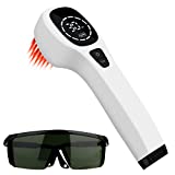 (4x808nm +12X650nm) Cold Laser Therapy Device for Muscle Reliever, Knee, Shoulder, Back, Infrared Light Therapy Pain Relief Device with 650nm and 808nm,