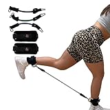 Ryan Read Ankle Resistance Bands With Cuffs - High-quality Ankle Tube Bands For Working Out, Kickbacks, And Glute Exercises - Easily Attach Our Ankle Straps To The Included Bands Or Cable Machine